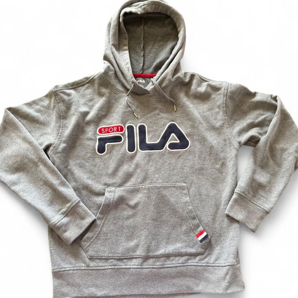 Fila Men's Grey Hoodie